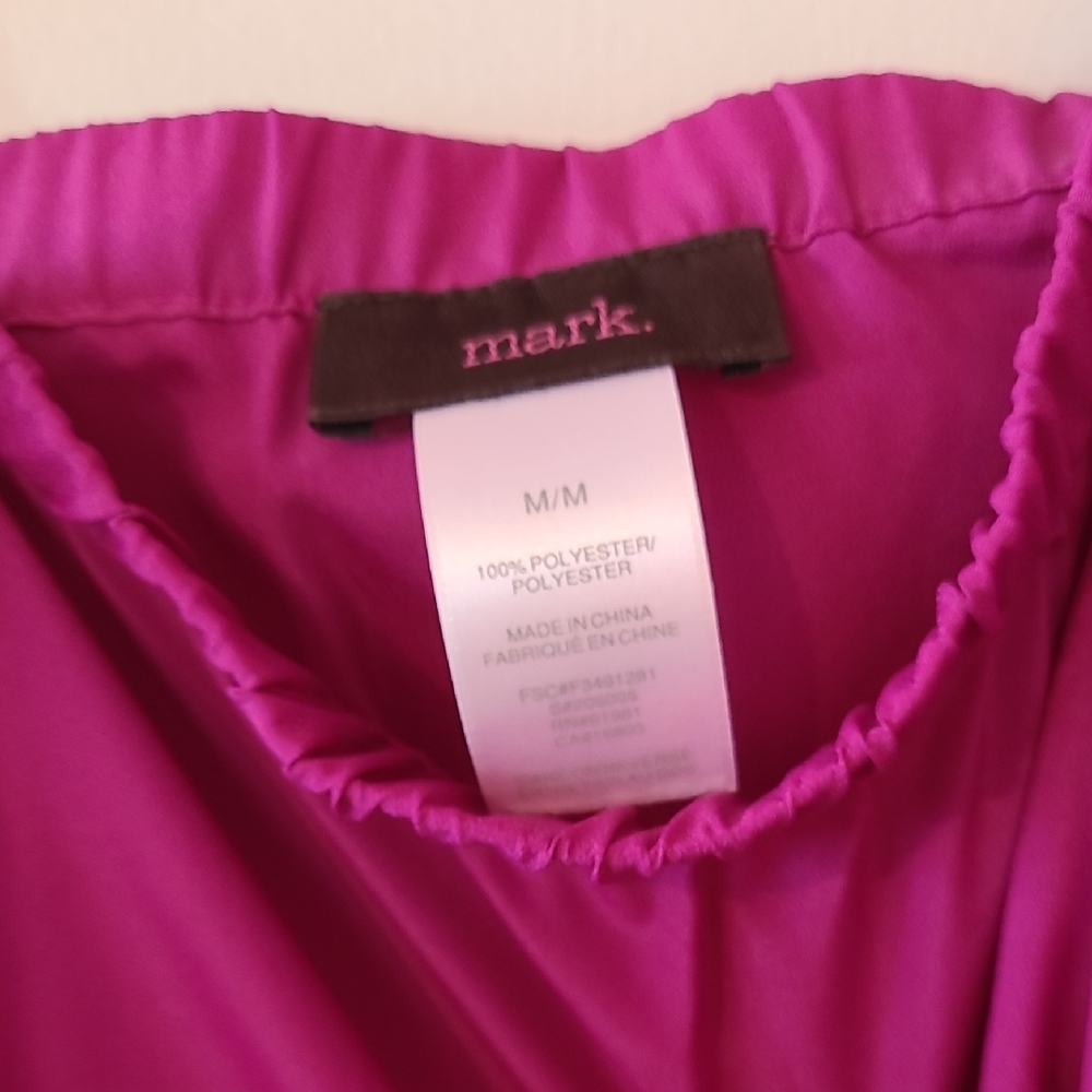 mark. Pink Tiered Ruffled Cocktail Mini Dress - Picture 2 of 3